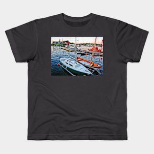 Harbor, Stockholm, Sweden Kids T-Shirt